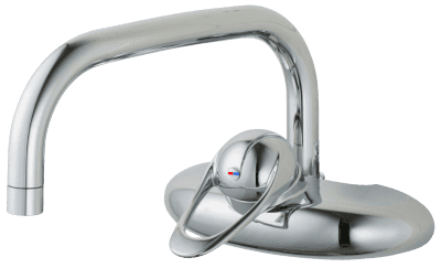 FM Mattsson 9000E Köksblandare med överliggande pip, Krom 250 mm