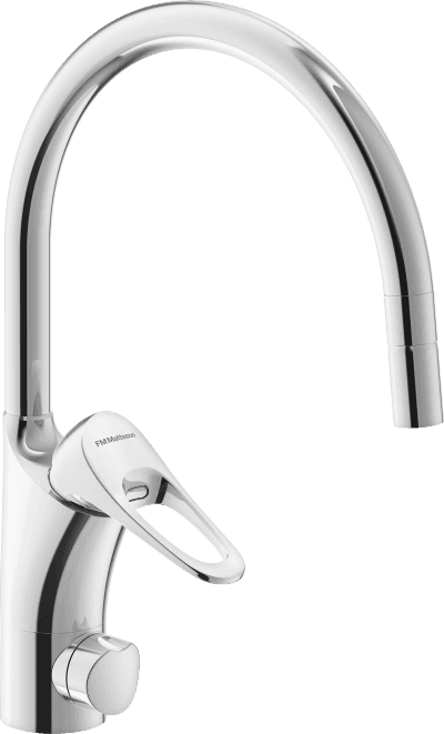 FM Mattsson 9000XE Köksblandare C-pip Krom med diskmaskinsavstängning