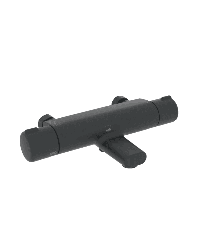 Oras Nova 7462G-33 Termostatblandare för dusch och badkar, svart matt