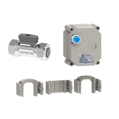 VATETTE Drivmotor med kulventil V6 Dy15x15 för Läckagebrytare
