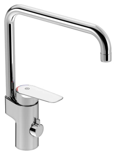 Köksblandare Atlantic från Gustavsberg - hög pip med diskmaskinsavstängning