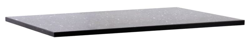 Ariella Bänkskiva 60 cm Svart Matt i Kvartskomposit utan hål