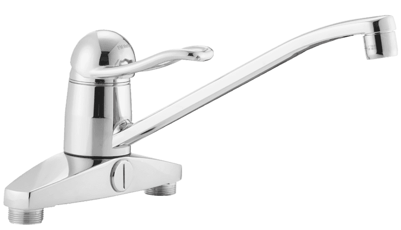 FM Mattsson 9000 Köksblandare, 1-grepp, förkromad, mjukstängande, 160 c/c