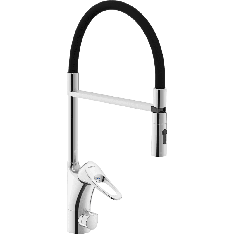 FM Mattsson 9000XE Flexi Köksblandare med Löstagbar Handdusch, Krom