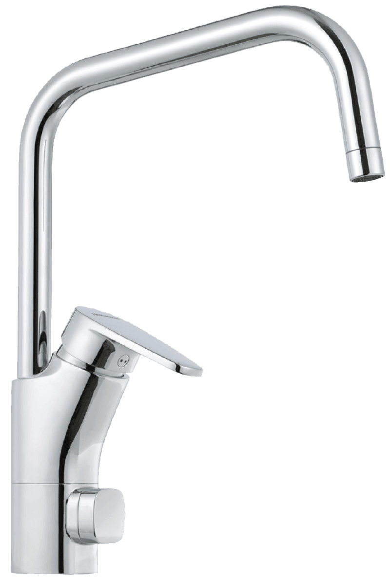 FM Mattsson Runn Köksblandare 1-grepps med Diskmaskinsavstängning Krom