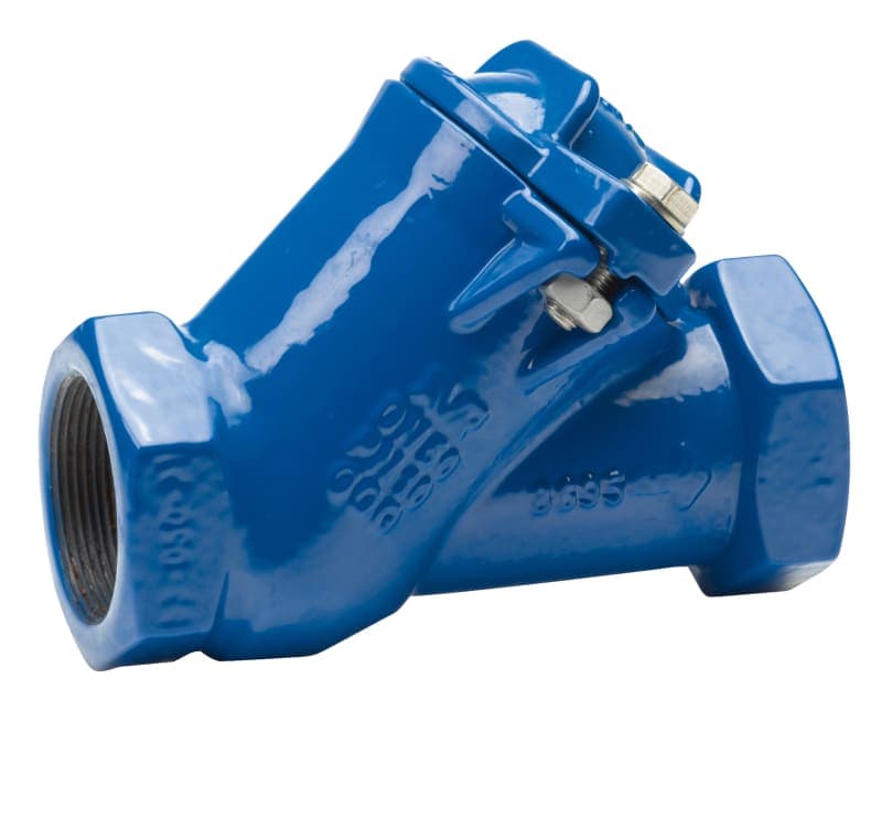 AVK kul-backventil PN10, invändig G50, gjutjärn, målade ytor