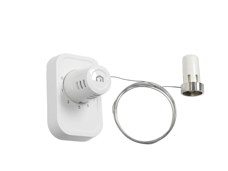 Termostat ENTL Evosense med kap.rör 2+2 m - Purmo M28x1,5 vit