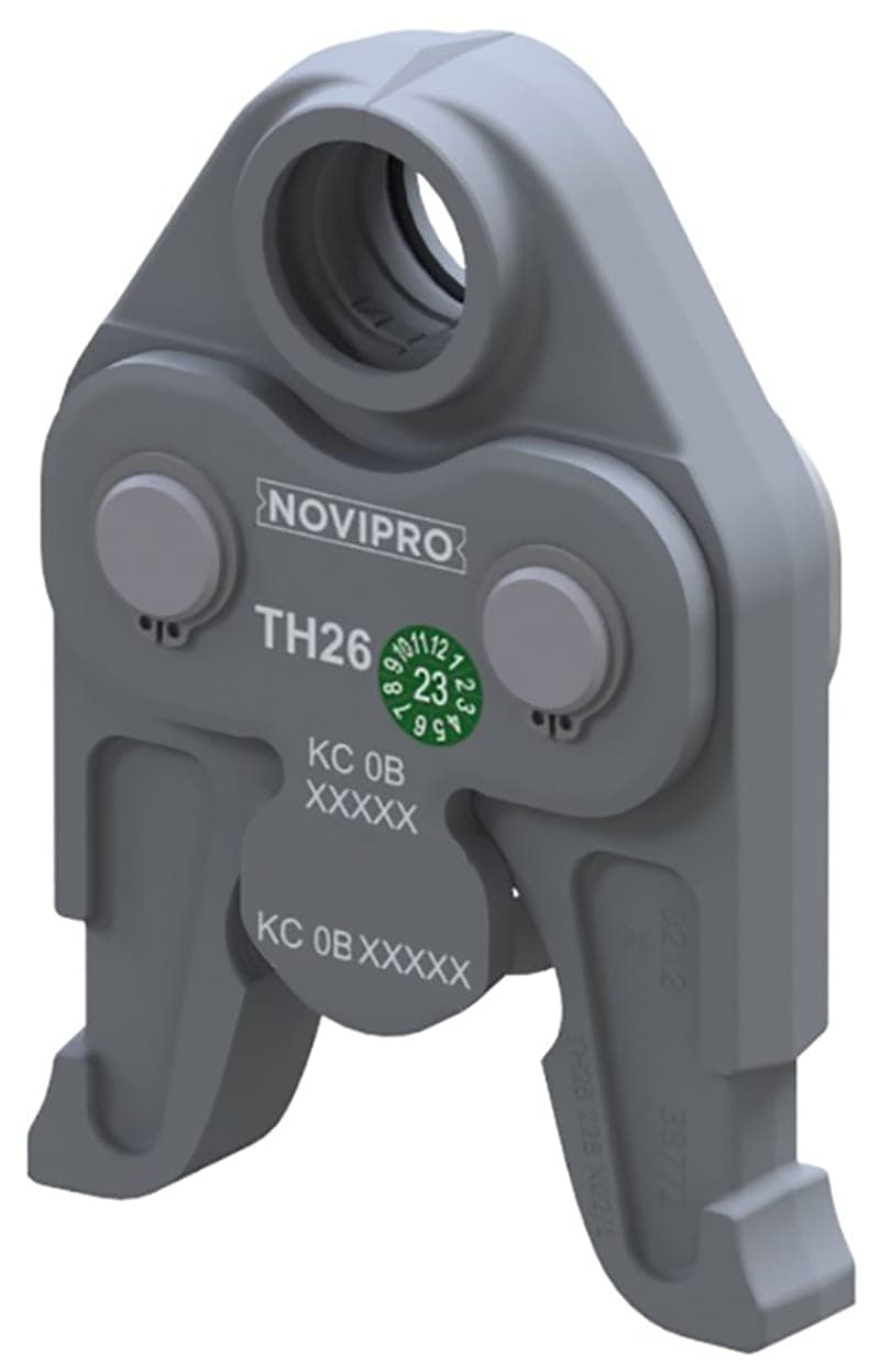 PRESSBACK PB2 TH40 NOVIPRO för ACO203, svart, stål, 40mm