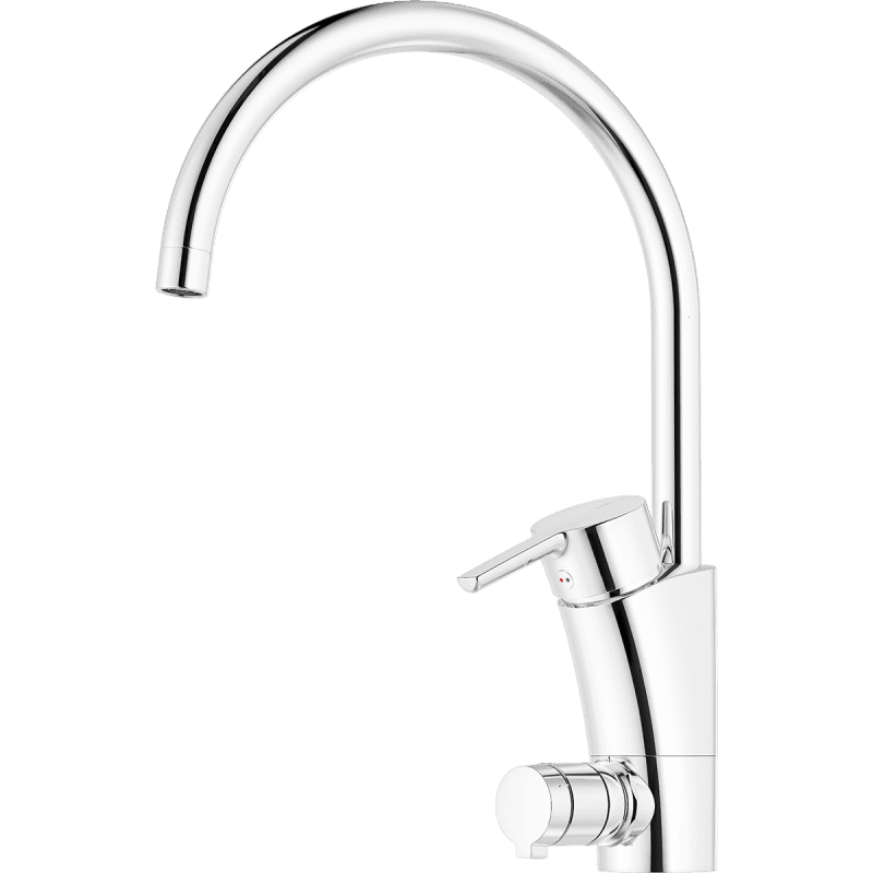 FM Mattsson MMIX II soft köksblandare med diskmaskinsavstängning, krom