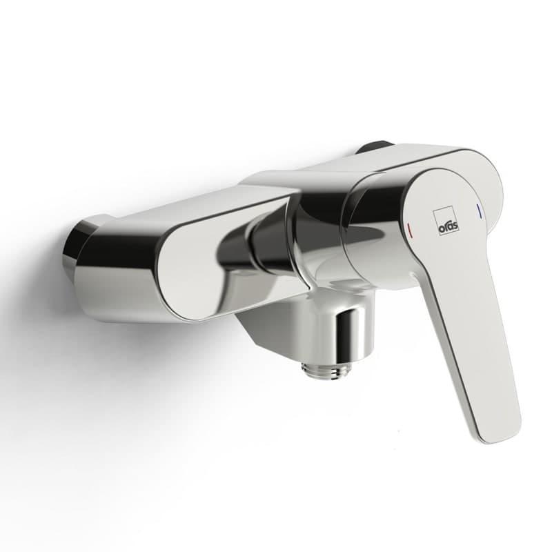 Oras Saga Duschblandare 150cc med kromad yta och temperaturskydd