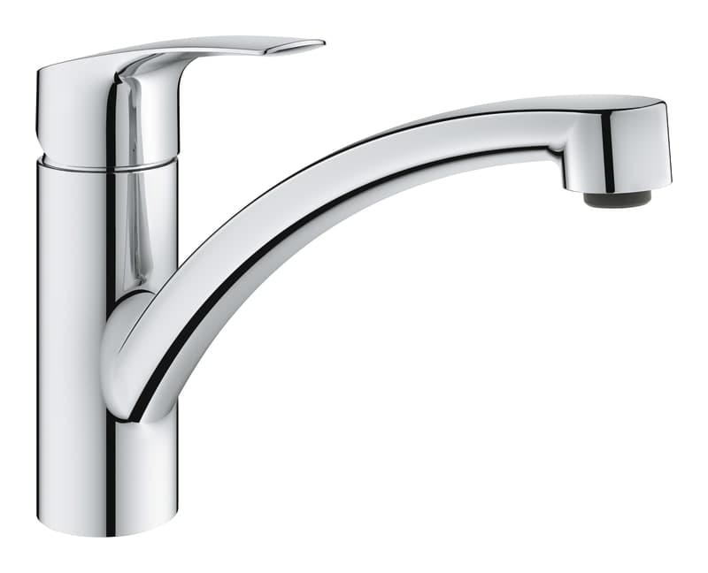 GROHE Eurosmart ettgrepp köksblandare låg pip DN 15 förkromad C2C Gold
