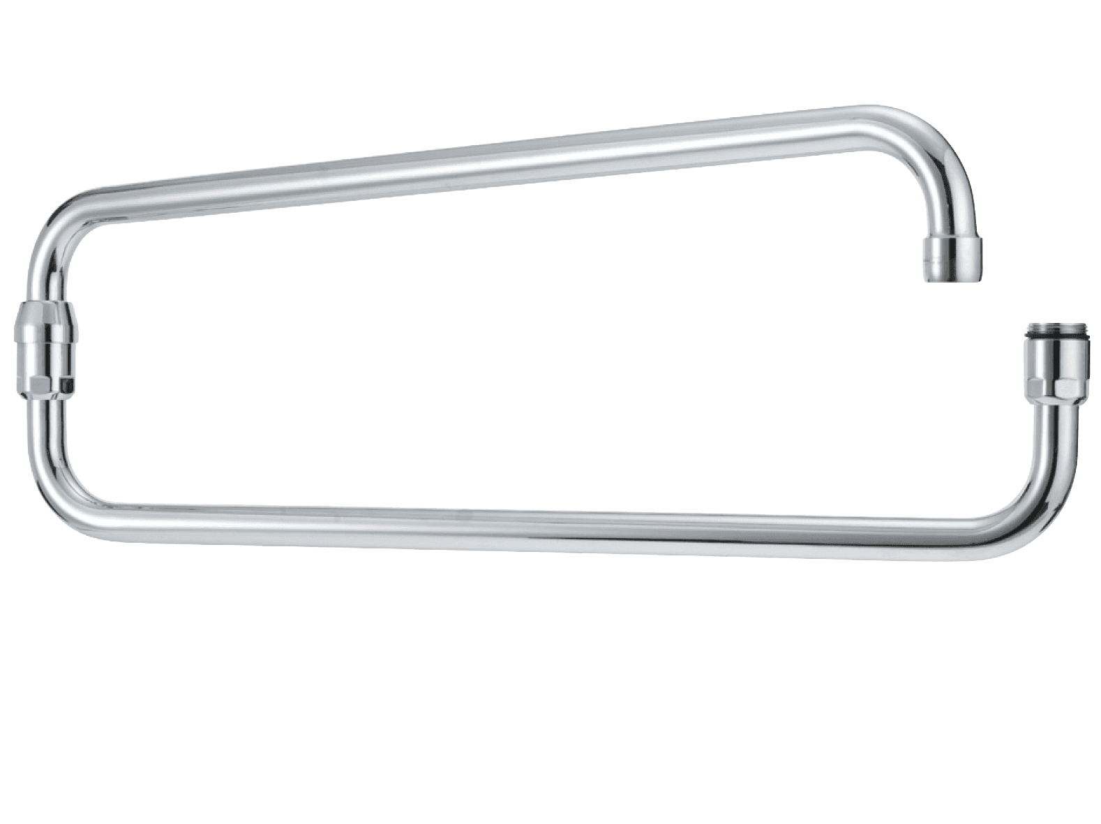 FM Mattsson Dubbel Svängpip Krom M26x1,5 950mm - RSK 8326860