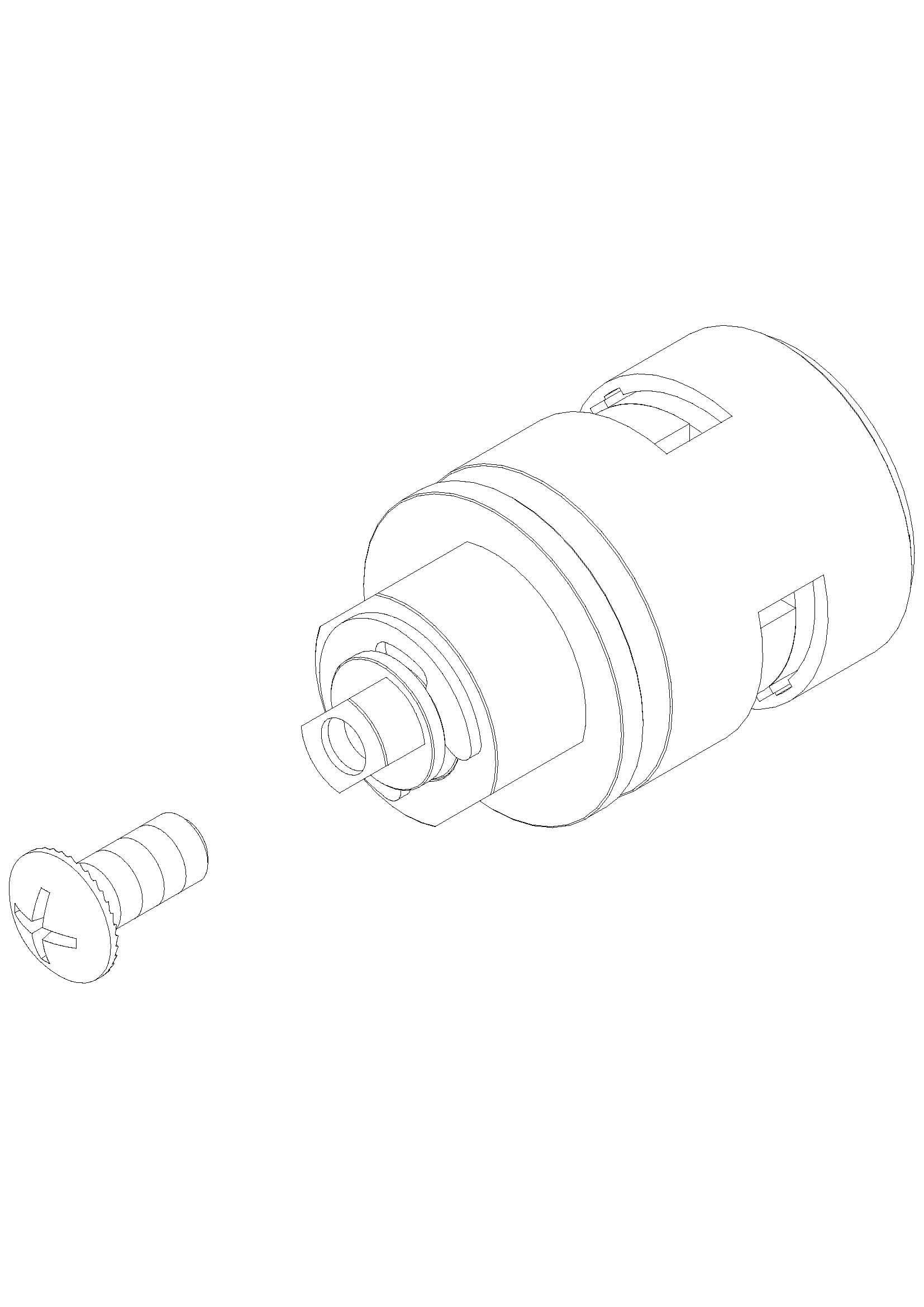 Damixa G-Type Keramikinsats 30mm Mässing - Termostatblandare - RSK 8141255