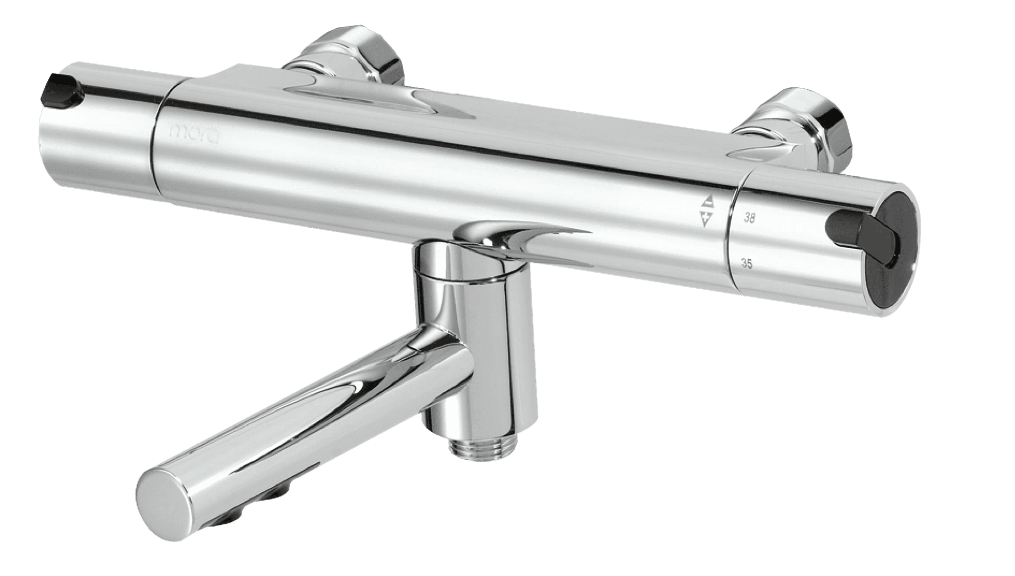 Mora FM Mattsson Rexx T5 Badkarsblandare Termostatisk 150cc - RSK 8344028