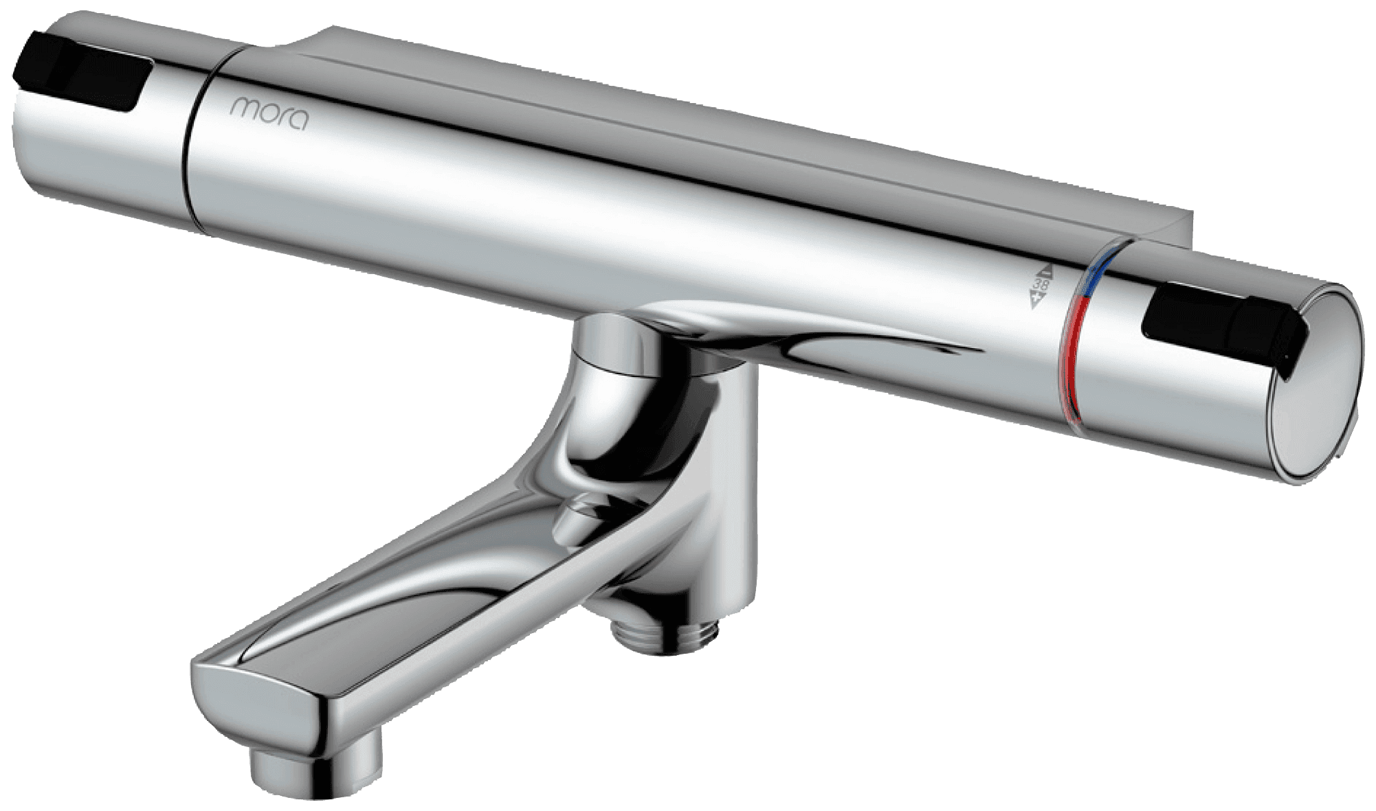 Mora FM Mattsson Cera T4 Termostat Badkarsblandare Krom, Svängbar - RSK 8344172