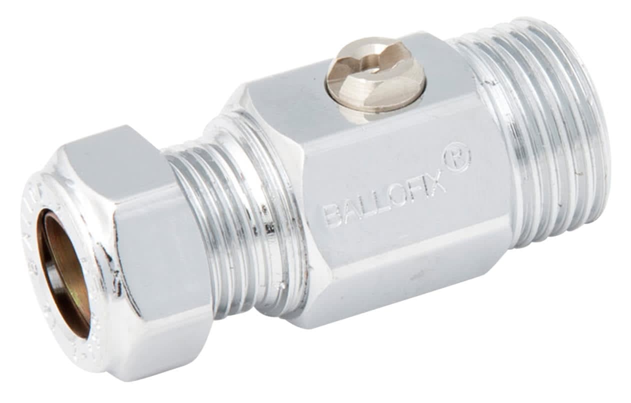 BROEN-LAB Ballofix 508 utan vred - Rak Kulventil | Ventiler Minikulventil | RSK 8541336