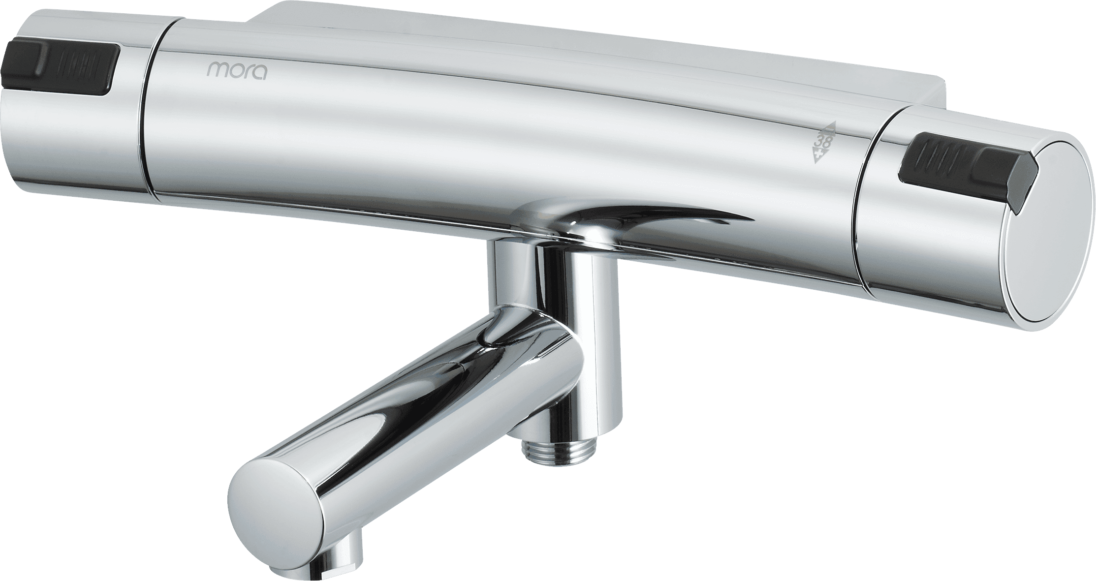 Mora Armatur MMIX T5 Badkarsblandare Krom - Svängbar Pip - RSK 8344031