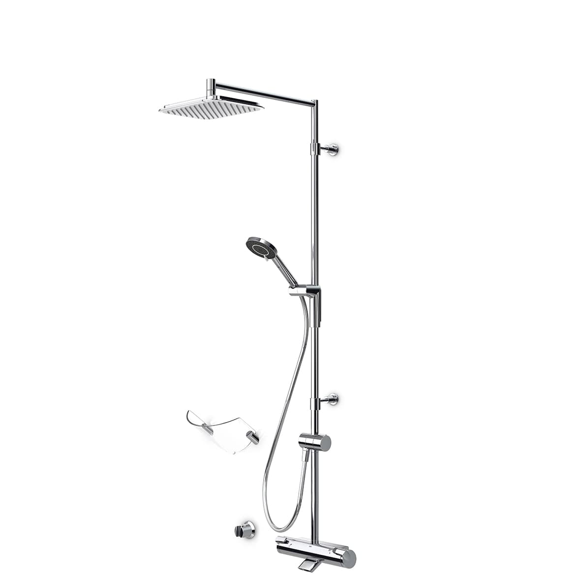 Oras Optima Takduschset 160cc - Termostat Blandare Ecoflöde - RSK 8343767