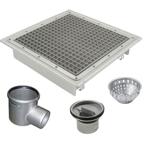 BLÜCHER BR. 660PL Storköksbrunn med sidoutlopp för betonggolv 281 mm