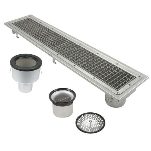 BLÜCHER BR. 670PL Spärrbrunn med bottenutlopp för betonggolv 1200x150 B75