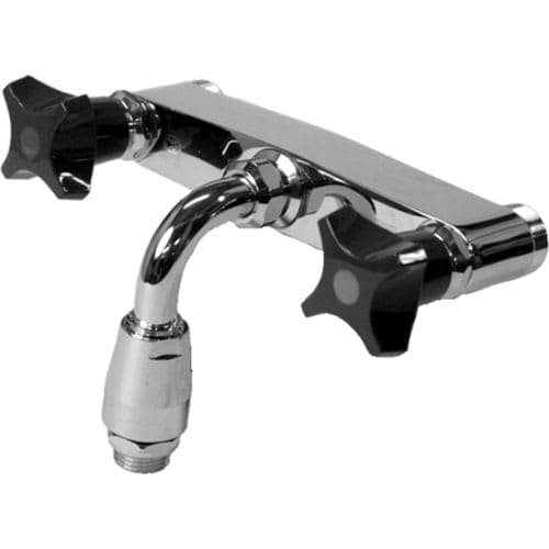 MORA Spolblandare Mix 2-grepp 160 c/c med backventiler och väggbricka 115 mm