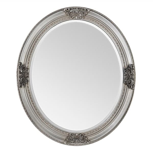 VESANI Victoria Rund Spegel 63x73cm Champagne - Massiv Eukalyptus, Outlet - SPCH056373